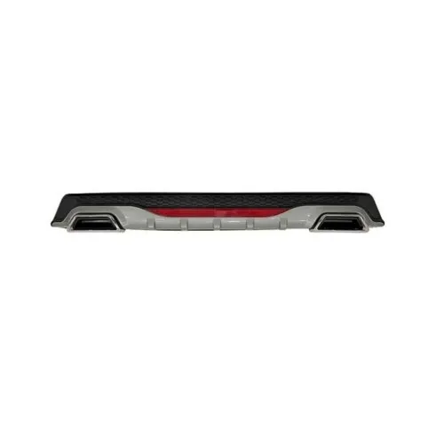Difuzor ornament bara spate universal 120cm gri negru cu ornamente cromate