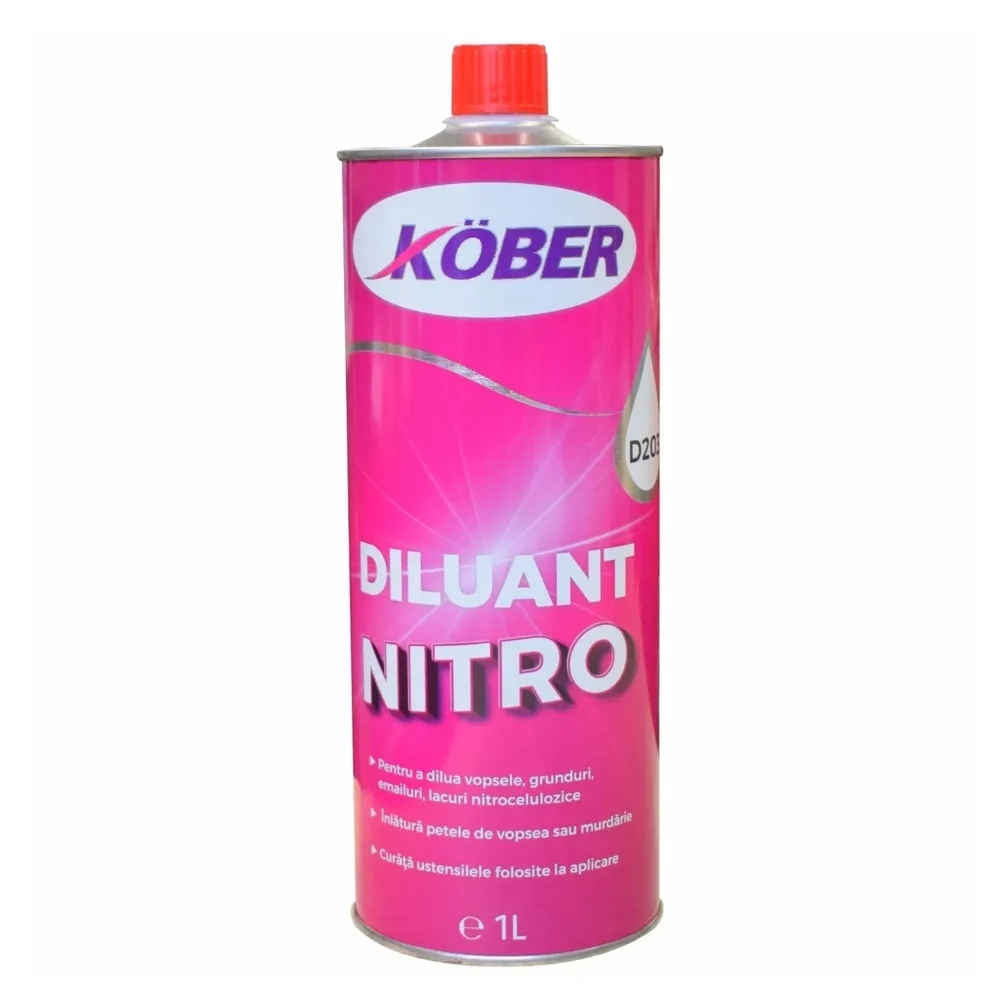 Diluant pentru produse nitrocelulozice, Kober Nitrolac, 1 L