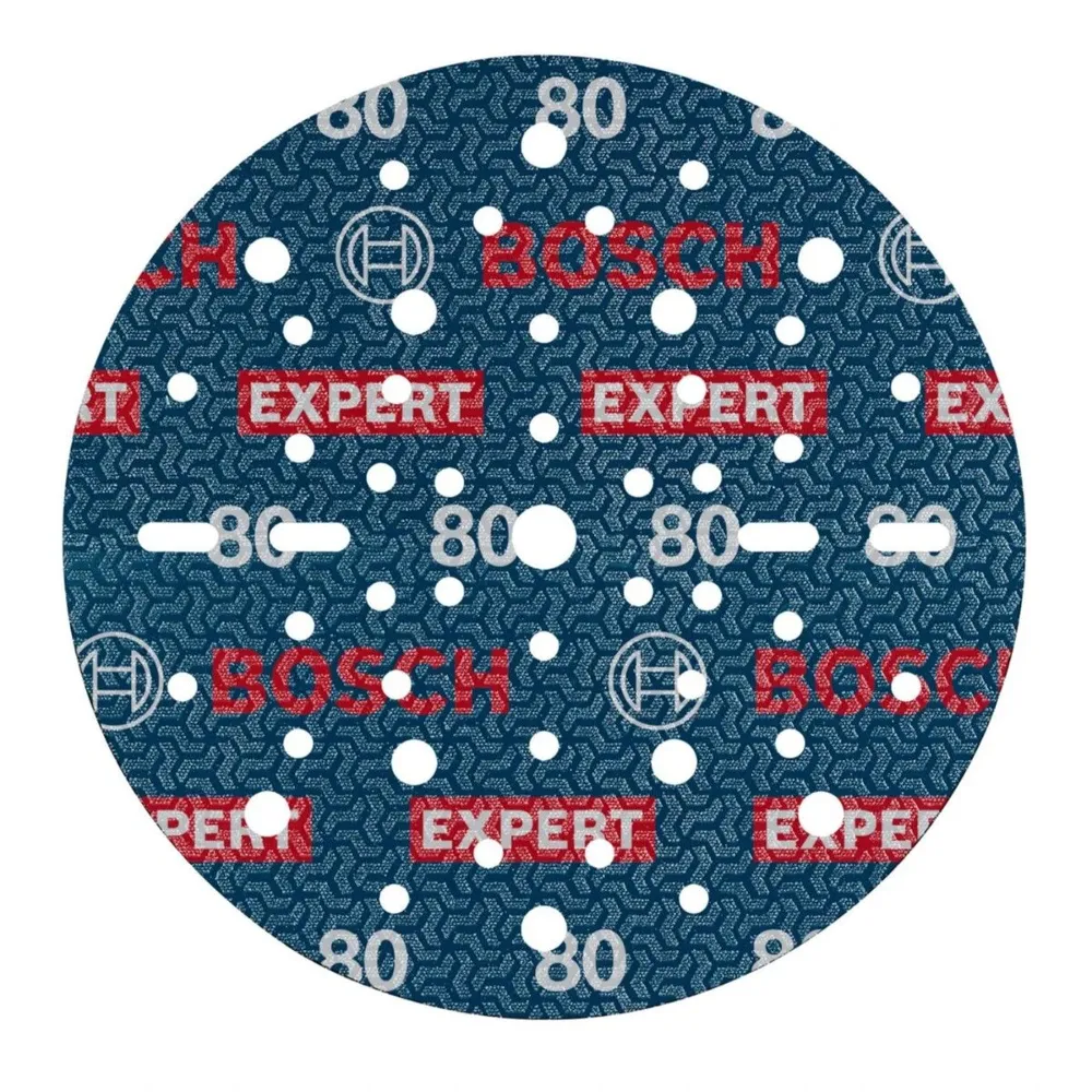 Disc abraziv Bosch Professional EXO780, 150 mm, granulatie 80, pentru slefuire lemn/metale