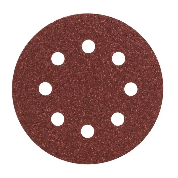 Disc abraziv cu autofixare Bosch, 115 mm, granulatie 80, set 5 bucati