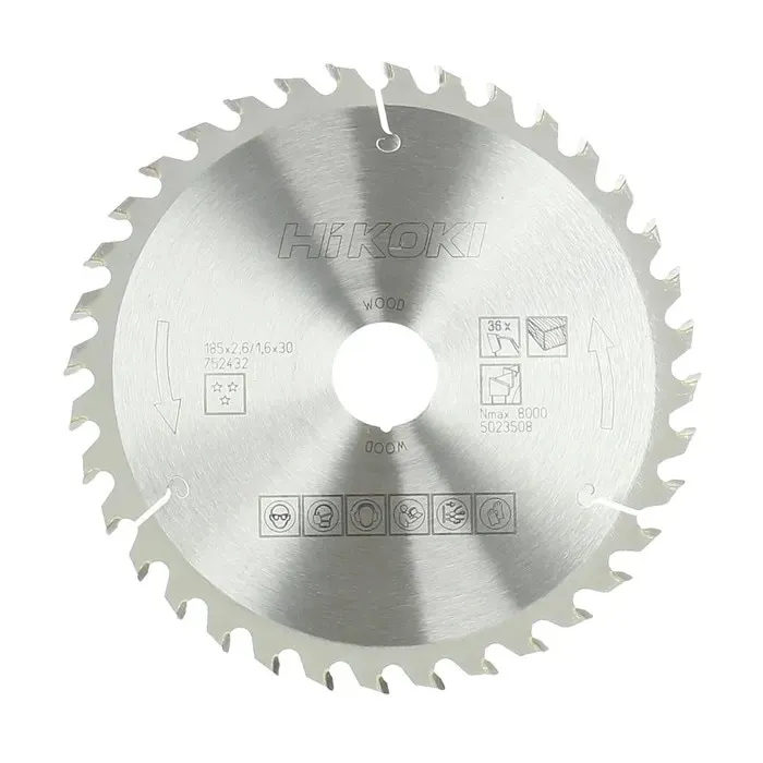 Disc circular, pentru lemn, Hikoki 752432, 185 x 30 x 1.6 mm