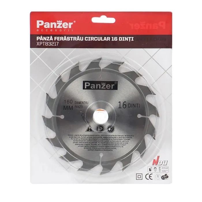 Disc circular PT83217, pentru lemn, 160 x 20 mm