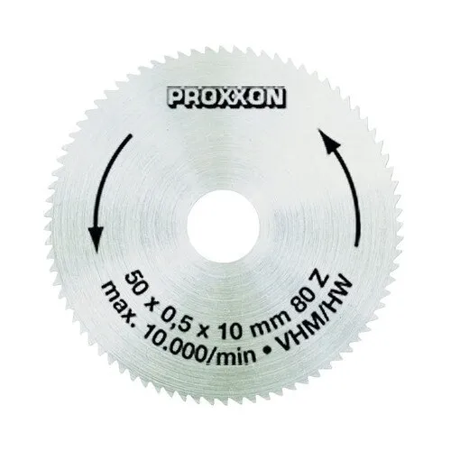 Disc debitare Ø50x0, 5x10 mm din carbid, pentru Proxxon Micromot KS230