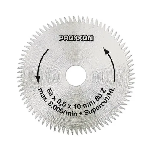 Disc debitare Ø58x0, 5x10 mm Supercut, pentru Proxxon Micromot KS230