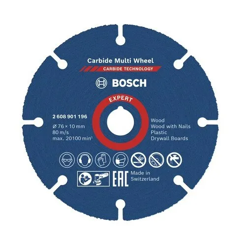 Disc debitare carbid Bosch Carbide Multiwheel Ø76x10 mm