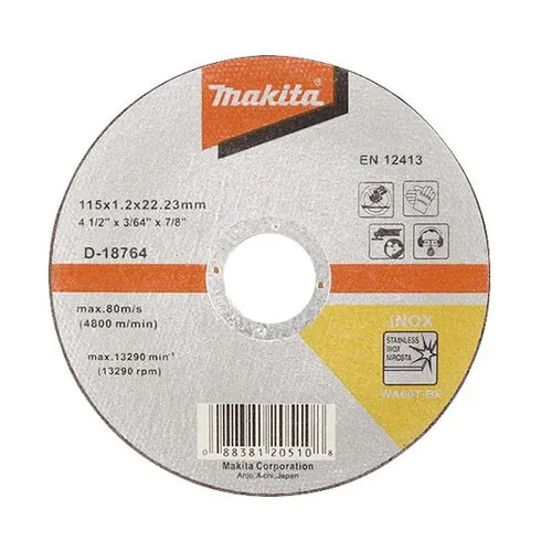 Disc debitare inox Makita Ø115x1, 2x22, 23 mm