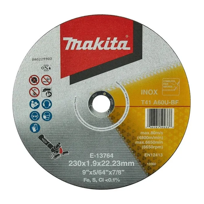 Disc debitare inox, Makita, 230x22.23x1.9mm