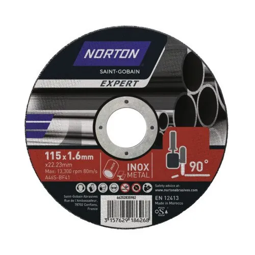 Disc debitare metal Norton Expert Ø115x1x22, 23mm