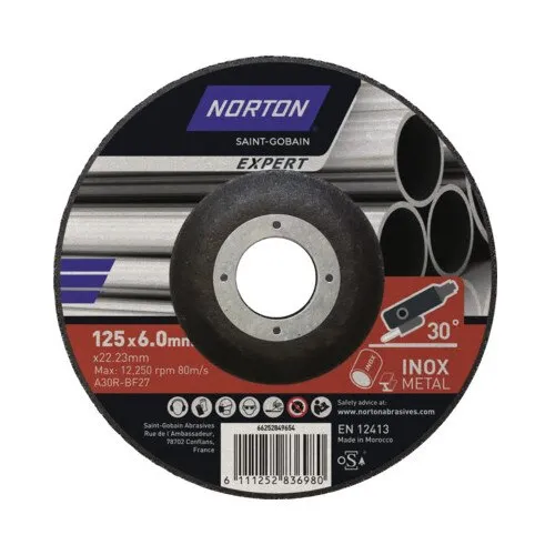Disc debitare metal Norton Expert Ø125x6x22, 23mm
