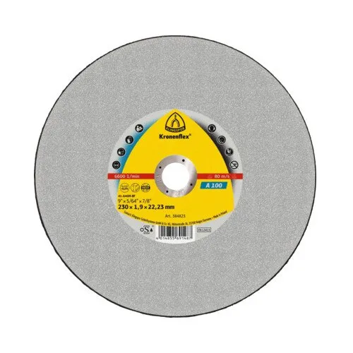 Disc debitare metal, otel, inox Klingspor Kronenflex A100 EXTRA Ø180x1, 6x22, 23 mm