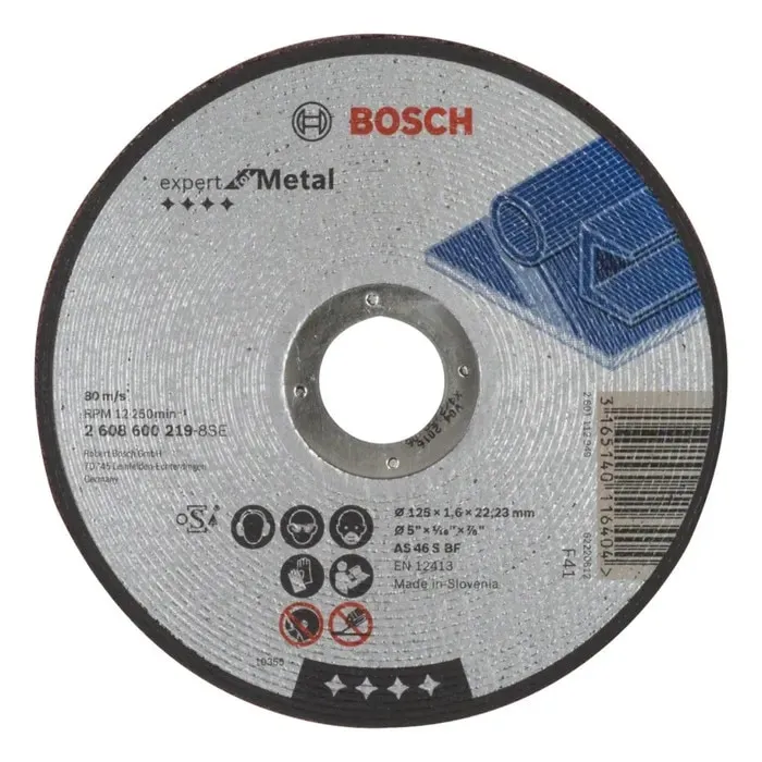 Disc debitare metale, Bosch Expert for Metal, 125 x 22.23 x 1.6 mm
