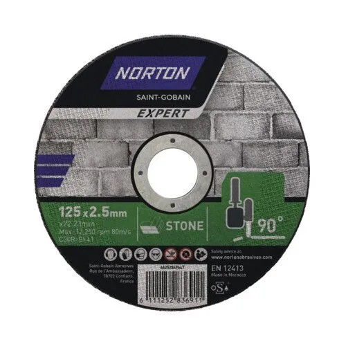 Disc debitare piatra Norton Expert Ø125x2, 5x22, 23mm