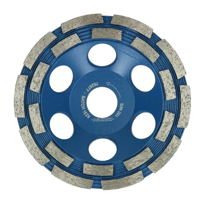 Disc diamantat, cu segmente, pentru slefuire, Hikoki 752877, 125 x 22.2 x 5 mm