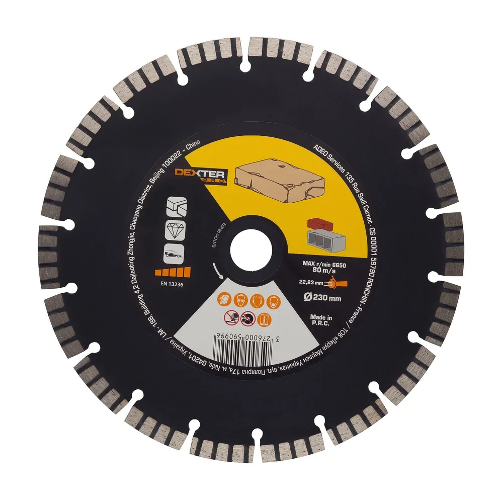 Disc diamantat Dexter Pro, pentru piatra, Ø 230 mm