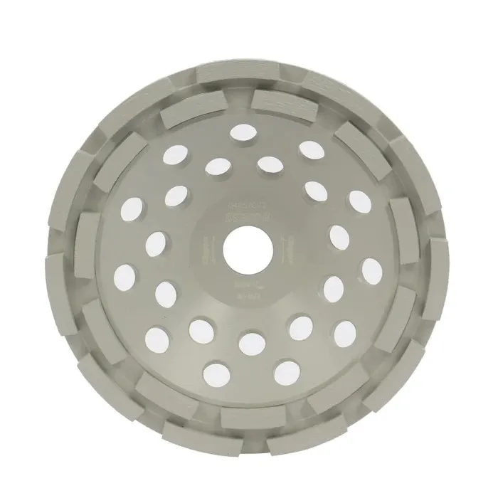 Disc diamantat, tip oala, pentru slefuire beton si sapa, Klingspor DS 300 B Extra, 180 x 22.23 x 8 mm