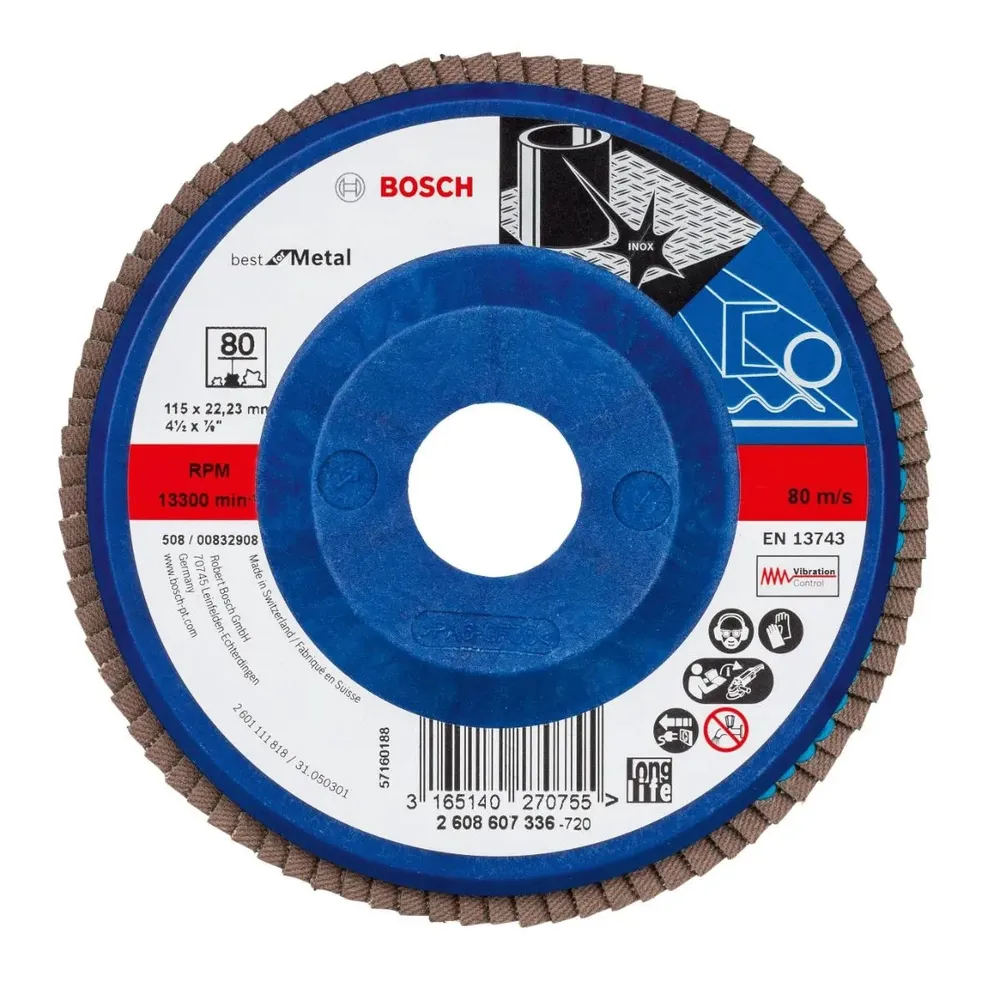 Disc evantai, Bosch, 115 x 22.23 mm