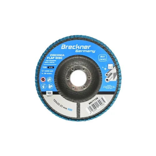 Disc lamelar abraziv cu zirconiu pentru taiat si polizat metal P80