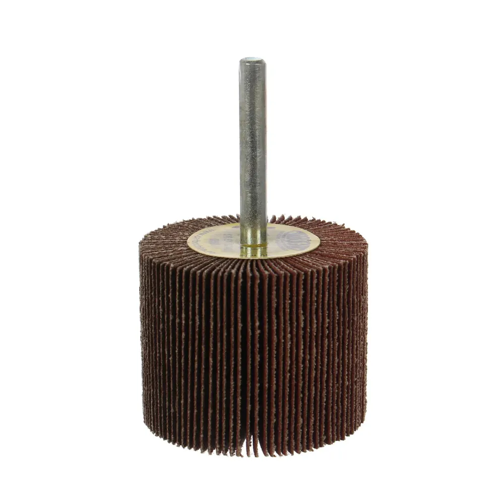 Disc lamelar, pentru slefuire lemn / metale / materiale constructii, cu tija, Carbochim, 50 x 40 x 6 mm, granulatie 120