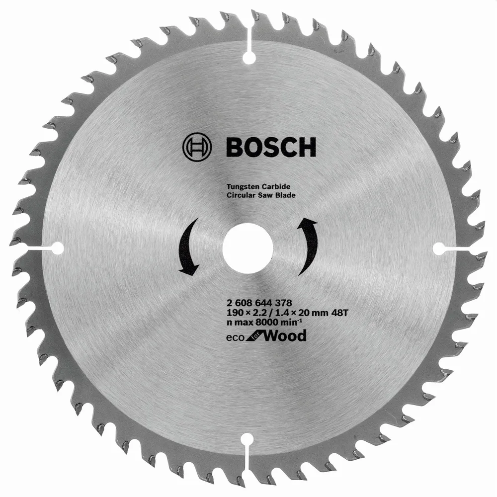 Disc taiere Bosch, pentru lemn, 48T, Ø 190 mm