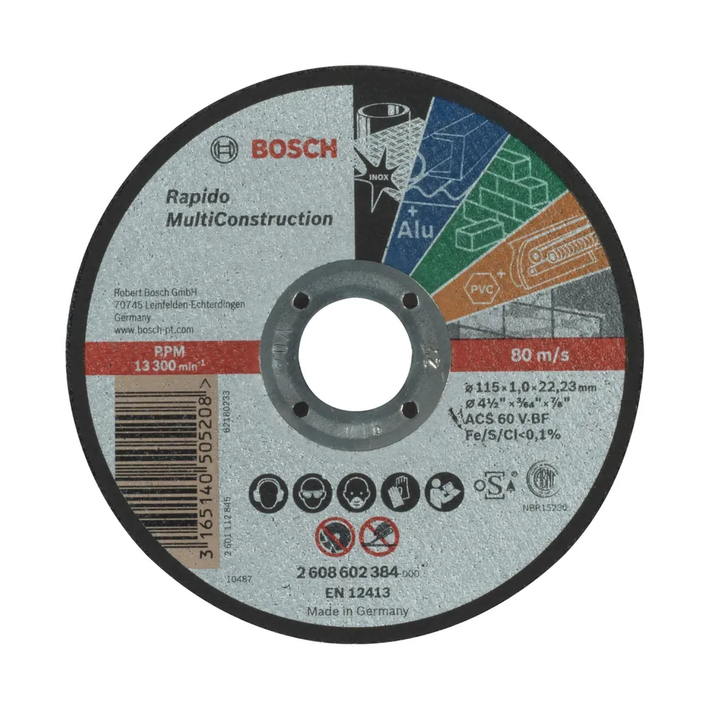 Disc taiere Bosch, pentru multimaterial, Ø 115 x 1 mm