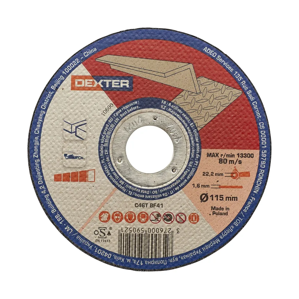 Disc taiere Dexter, pentru aluminiu, Ø 115 mm