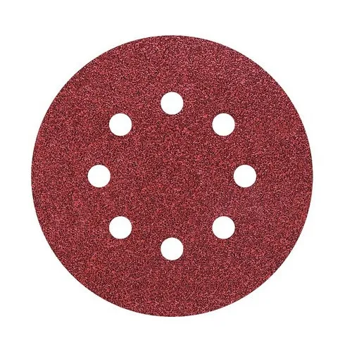 Discuri abrazive cu autofixare cu 8 perforatii Wolfcraft Ø125mm, granulatie 240, pachet 5 bucati