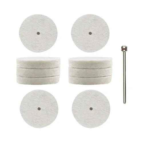 Discuri slefuire fina Proxxon Micromot Ø22mm, pachet 10 bucati, din pasla