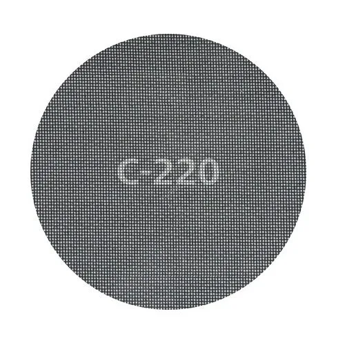 Discuri tip plasa pentru slefuit pereti Wolfcraft Ø225 mm, granulatie 220, pentru glet/gipscarton, pachet 5 bucati