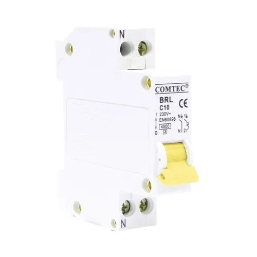 Disjunctor electric 1P+N Comtec 20A, 4, 5kA, alb, 17, 5x77x60mm