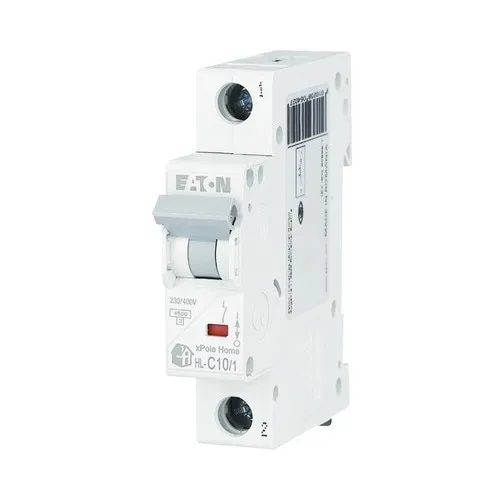 Disjunctor electric modular Eaton xPole Home 1P 10A 4, 5kA, curba C, interior