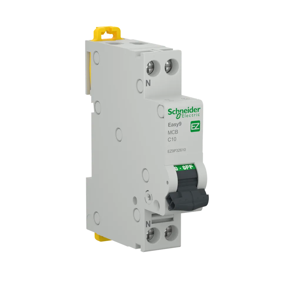 Disjunctor Schneider Easy9, P+N, 10A, 1 P