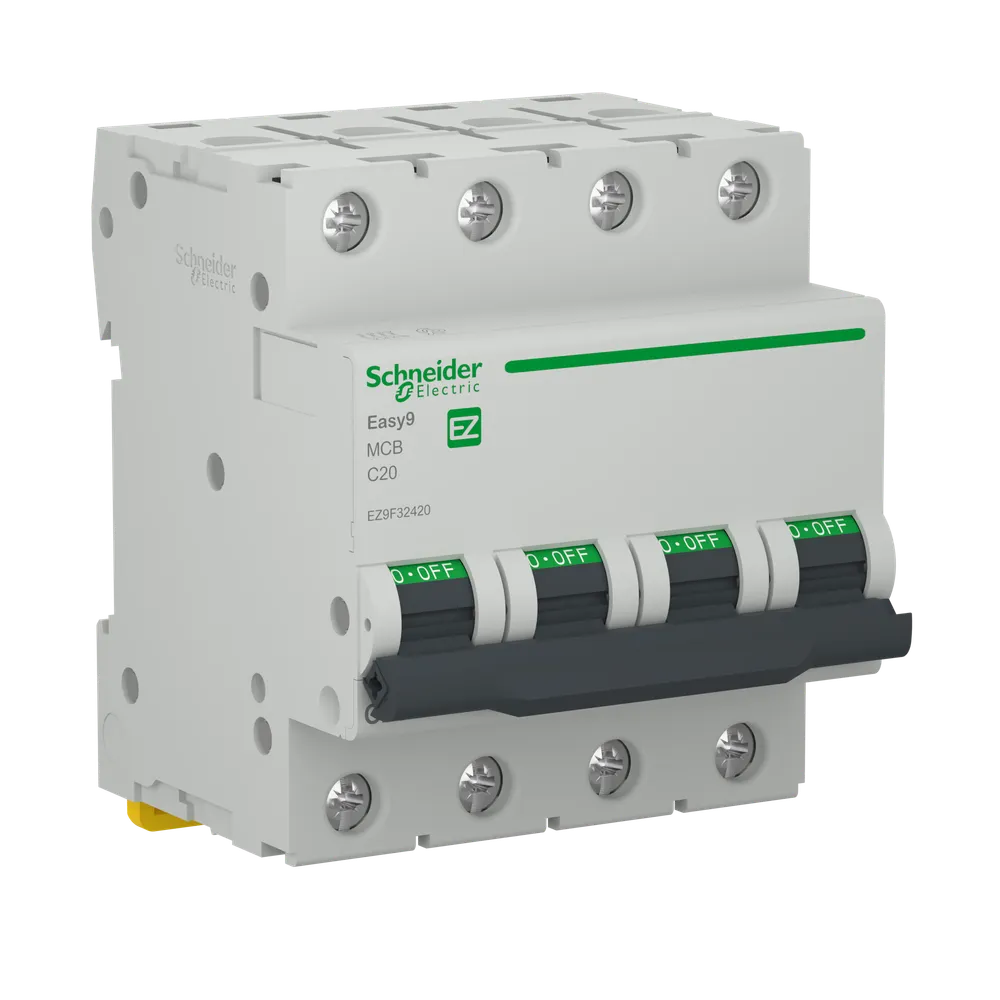 Disjunctor Schneider Easy9, tetrapolar, 20A, 4 P