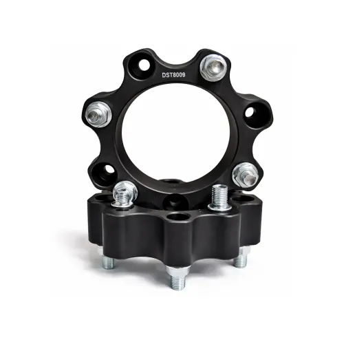 Distantier ATV 30 mm 4x136 centrare 120 cu 8 piulite M12x1.5 set 2 bucati aluminiu forjat negru