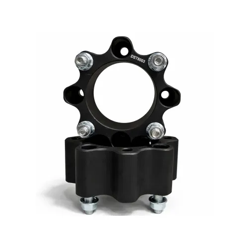 Distantier ATV 50 mm 4x110 centrare 90.2 cu 8 piulite M10x1.25 set 2 bucati aluminiu forjat negru