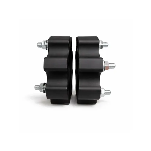 Distantier ATV 50 mm 4x136 centrare 120 cu 8 piulite M12x1.5 set 2 bucati aluminiu forjat negru — imaginea 4