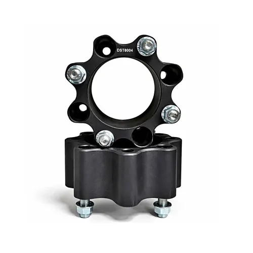 Distantier ATV 60 mm 4x110 centrare 90.2 cu 8 piulite M10x1.25 set 2 bucati aluminiu forjat negru