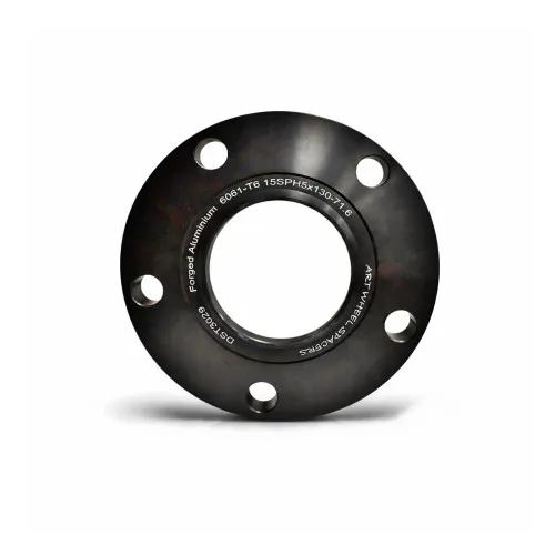 Distantier janta auto 15 mm 5x114.3 centrare 66.1 aluminiu forjat negru