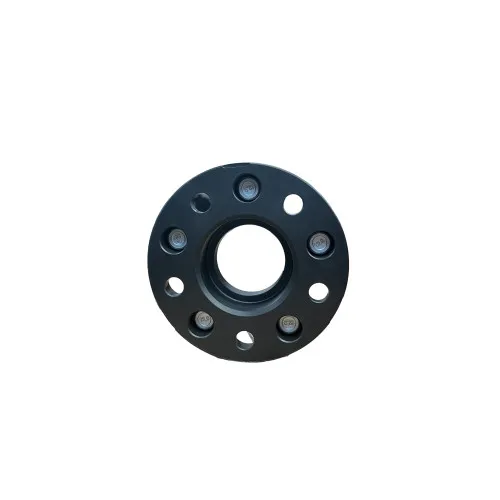 Distantier janta auto 25 mm 5x120 centrare 74.1–72.6 prindere dubla cu piulite M14x1.5 negru — imaginea 2