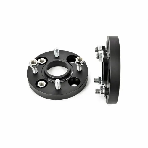 Distantier janta auto 30 mm 5x100 centrare 57.1 prindere dubla cu prezoane incluse negru