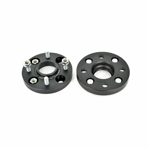 Distantier janta auto 30 mm 5x100 centrare 57.1 prindere dubla cu prezoane incluse negru — imaginea 2