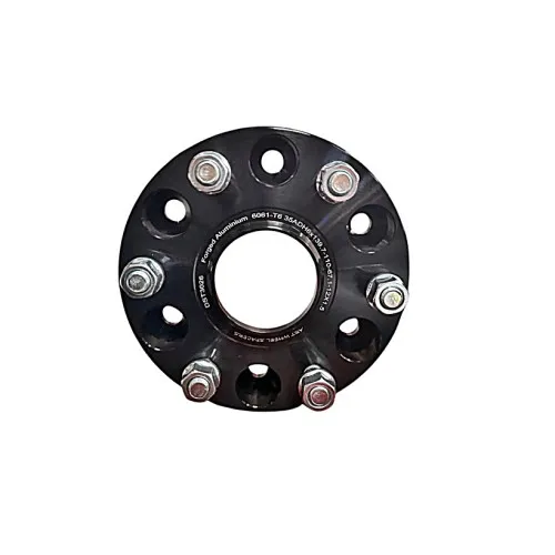 Distantier janta auto 35 mm 6x139.7 centrare 110–67.1 prindere dubla cu 6 piulite M12x1.5 negru
