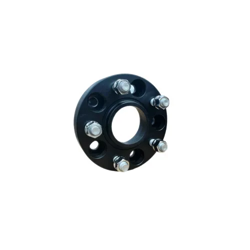 Distantier janta auto 50 mm 6x139.7 centrare 67.1 prindere dubla cu piulite M12x1.5 negru — imaginea 2