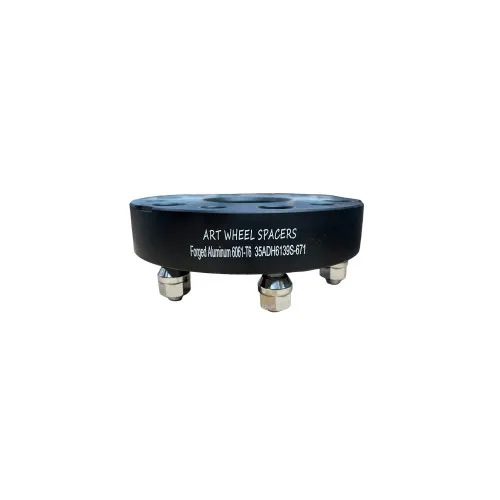 Distantier janta auto 50 mm 6x139.7 centrare 67.1 prindere dubla cu piulite M12x1.5 negru