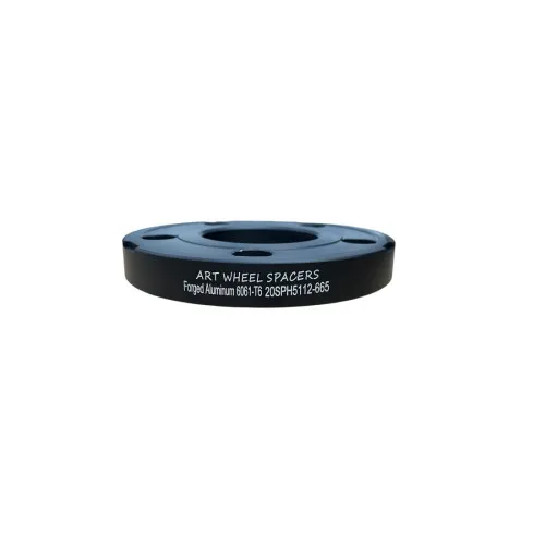 Distantier jante auto 5x112 20mm negru 66.6-66.6 — imaginea 3