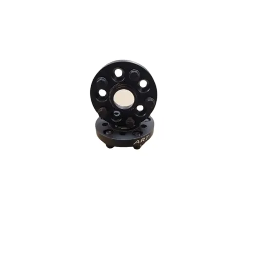 Distantier roata, aluminiu forjat 6061T6, grosime 22mm, negru, set 5 bucati