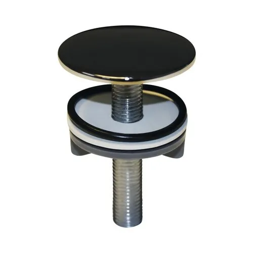 Dop ornament cromat pentru lavoar, aluminiu