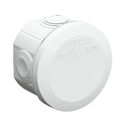 Doza aplicata pentru legaturi OBO Betterman Ø80x51 mm IP65 gri