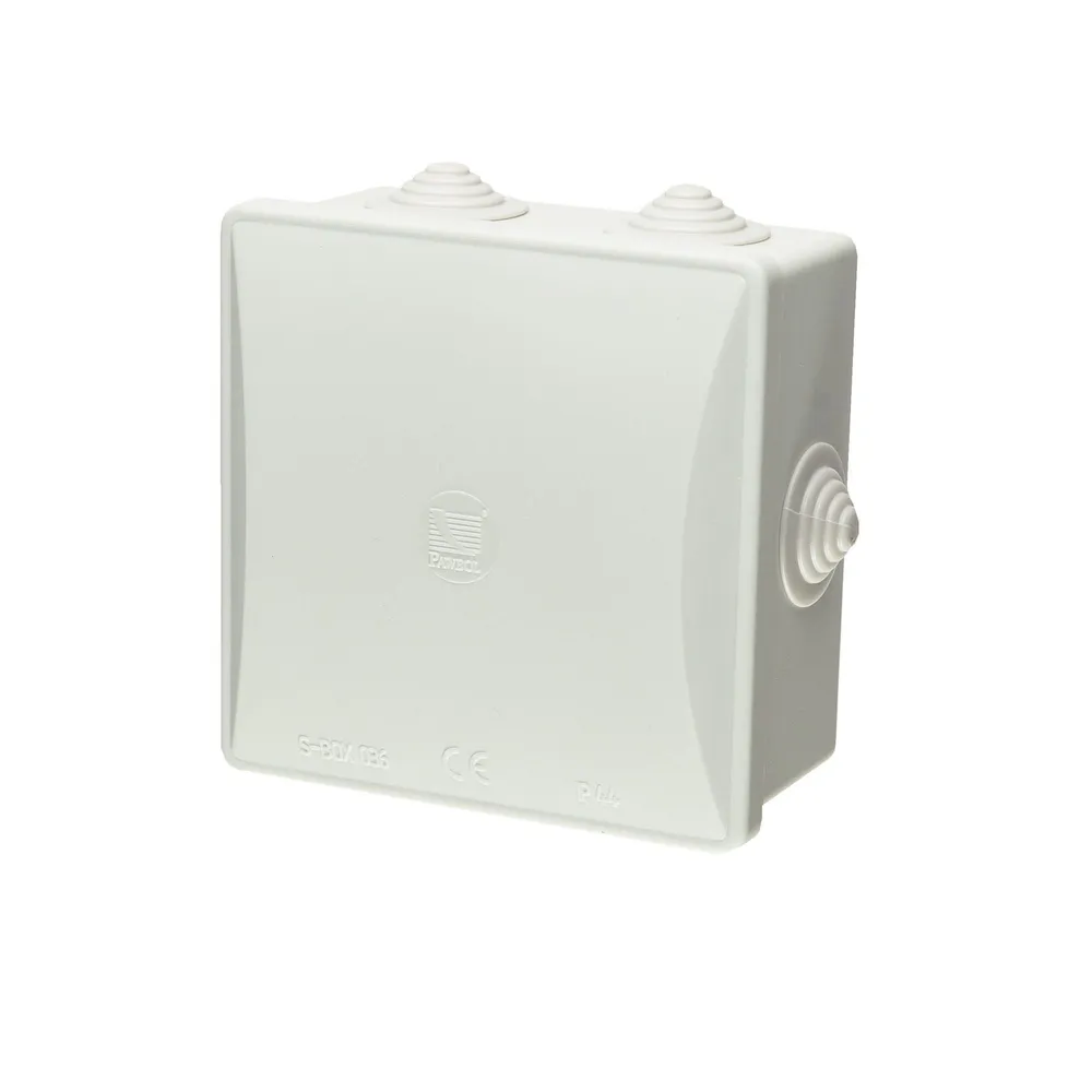 Doza derivatie aparenta Strohm Promod, 80 x 80 x 40 mm, 6 intrari, IP54