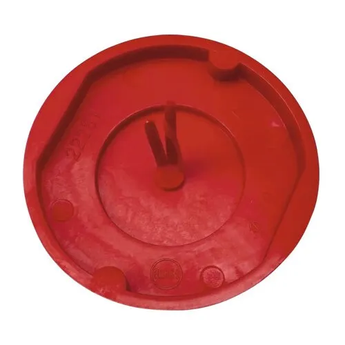 Doza zidarie Blass O60 mm rosu, cu capac de semnalizare, set 25 bucati