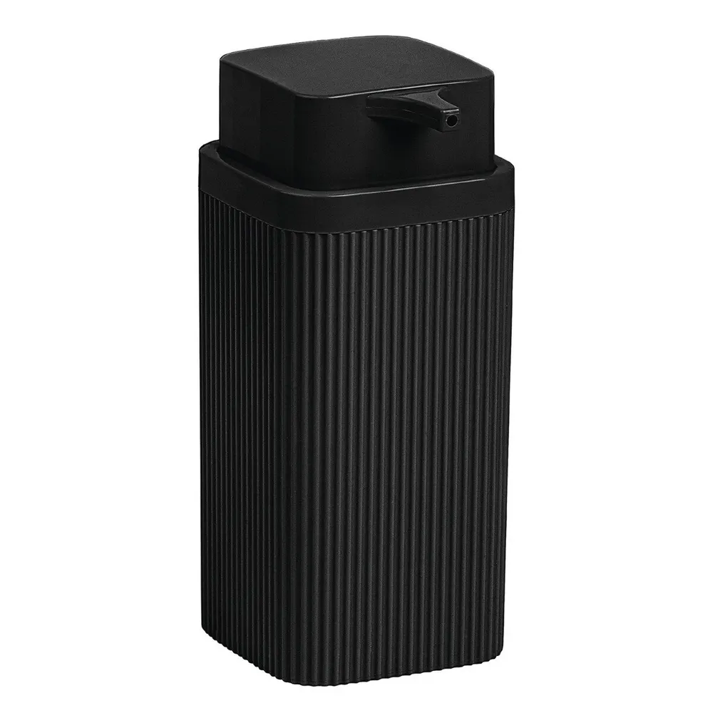 Dozator sapun lichid Okyanus Home Stella OKY-463, 0.4 L, polistiren, negru